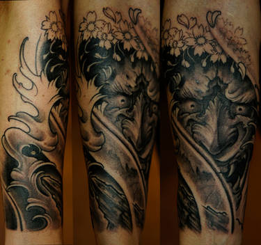 Viking inspired tattoo sleeve in progress by gettattoo on DeviantArt
