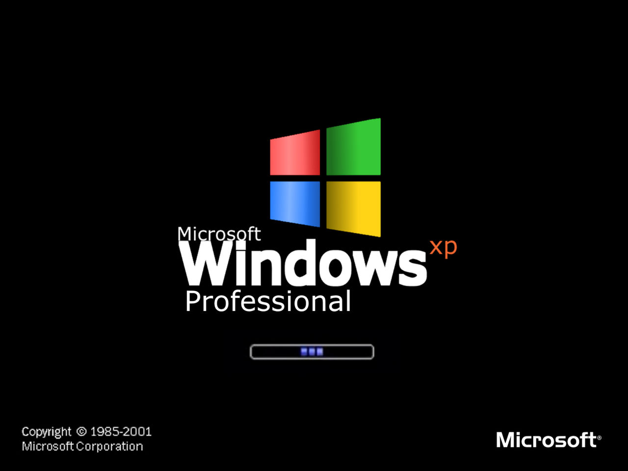 Windows XP Professional (2001) Boot Screen (Remake by Hebrew2014 on ...