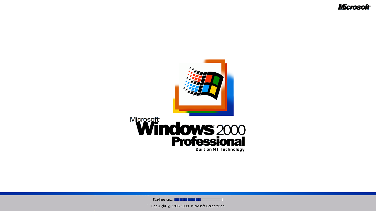Microsoft Windows 2000 Logo