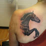 jumping horse tattoo