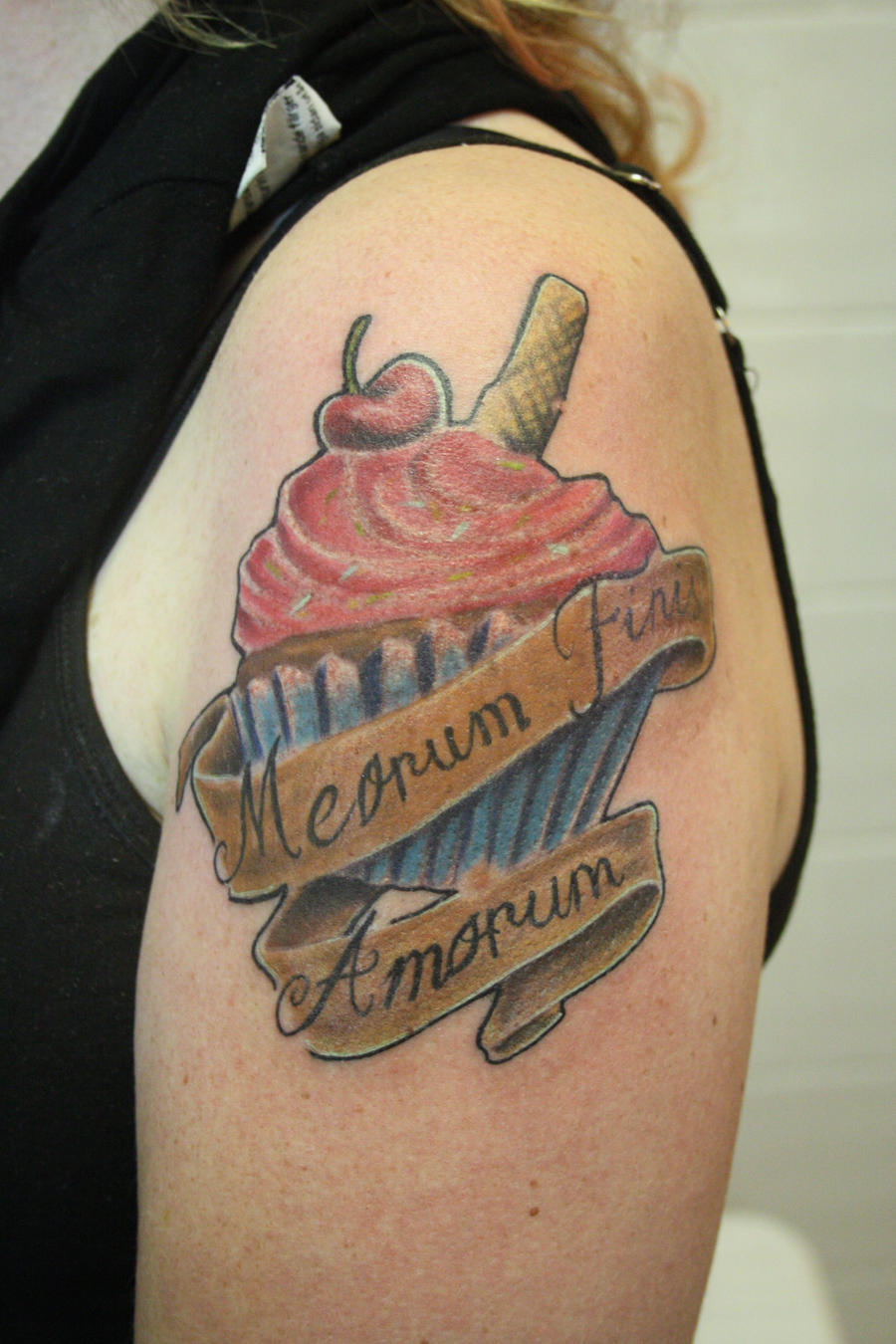 cupcake tattoo