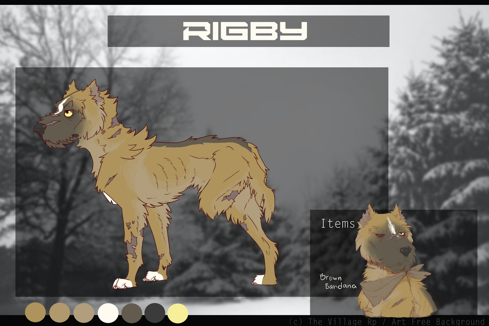 Rigby || Pawn || Female by GhostSpore on DeviantArt