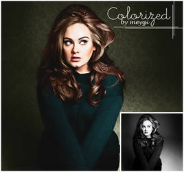 Colourized Adele