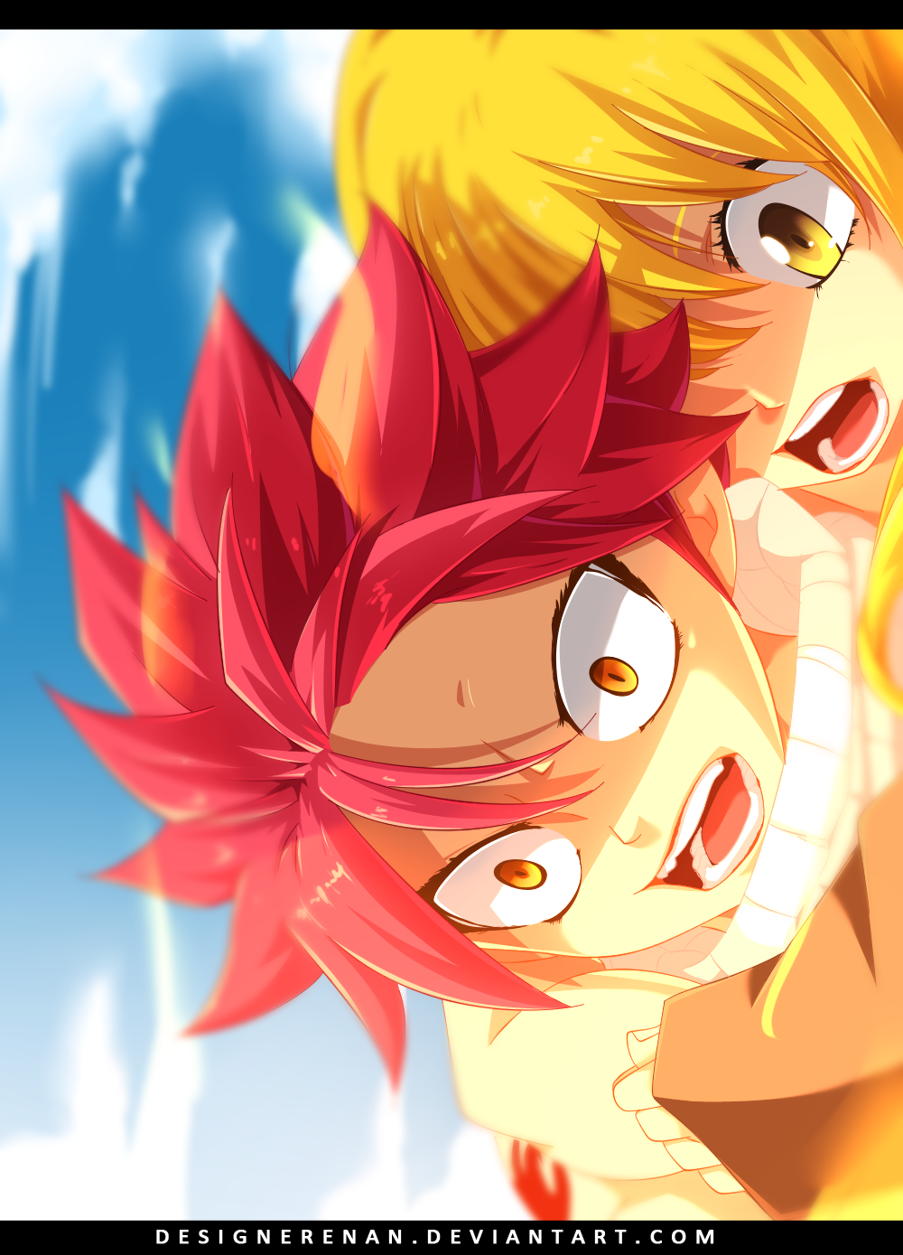 Fairy tail Omake - Lucy and Natsu SpeedVideo