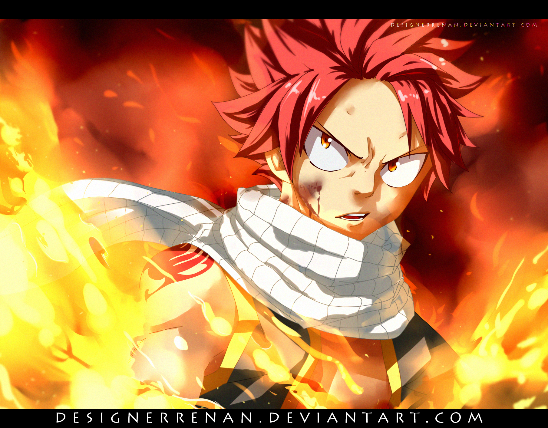 Fairy Tail 477 - Natsu was burning! by DesignerRenan on ...