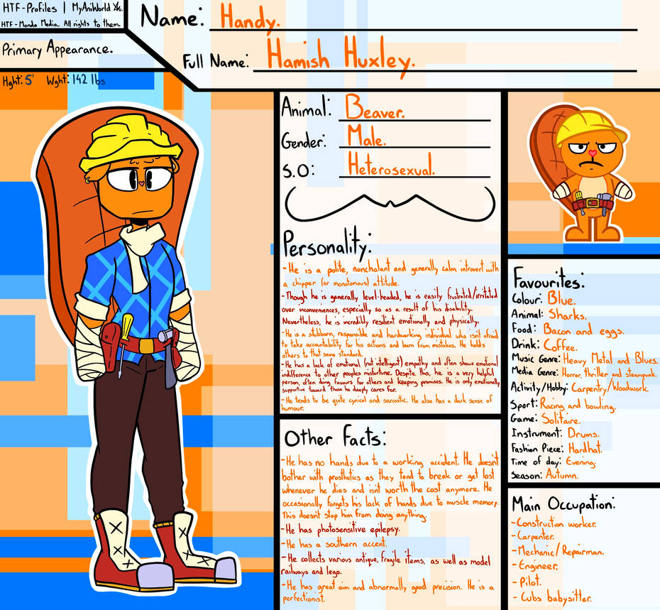 HTF Profile - Handy. by MyAniWorld on DeviantArt