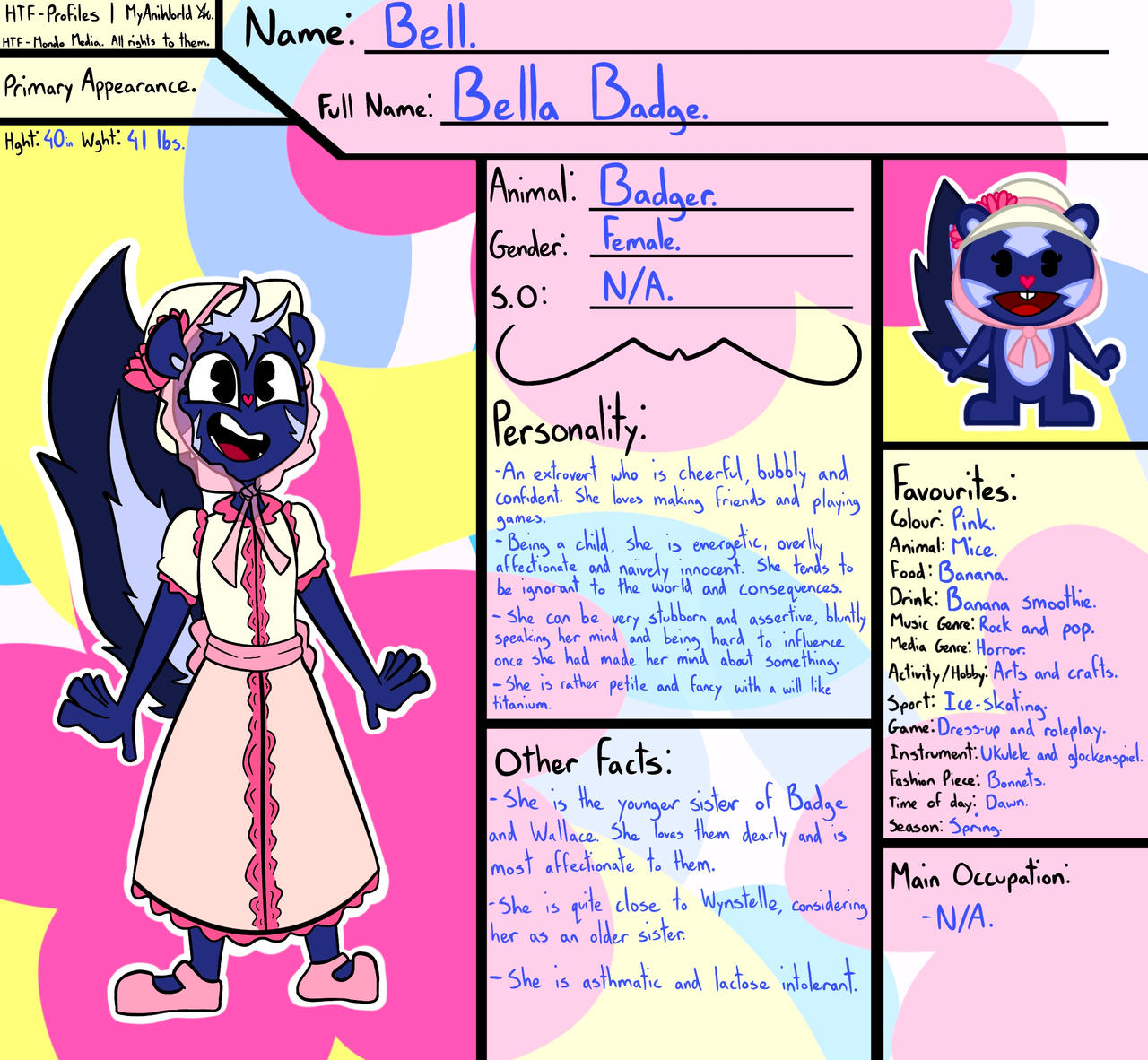 HTF Profile - Bell. by MyAniWorld on DeviantArt