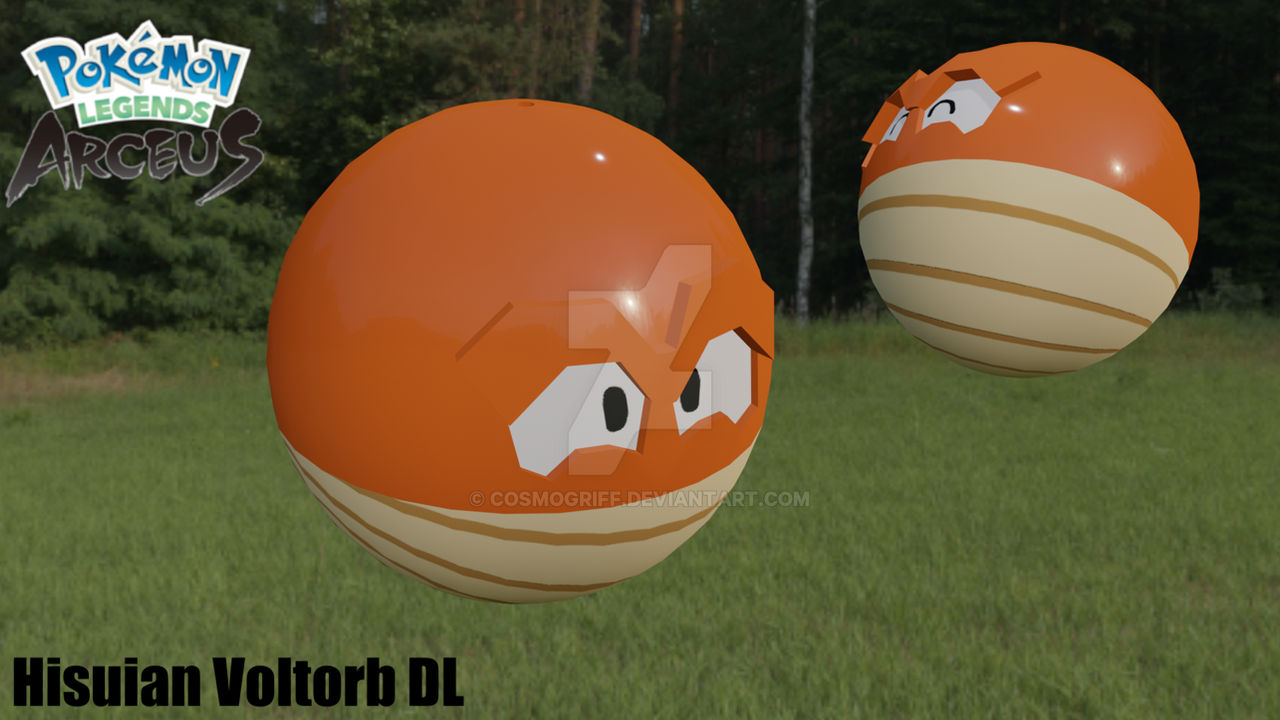Hisuian Voltorb DL (FAN MADE Ver 1.0) by Cosmogriff on DeviantArt