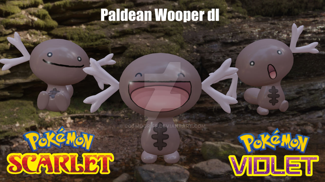 Pokémon Scarlet e Violet - Lista das Formas Paldean, incluindo Paldean  Wooper