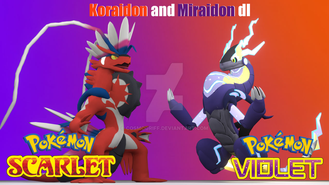 Koraidon and Miraidon DL (FAN MADE Ver 1.0) by Cosmogriff on