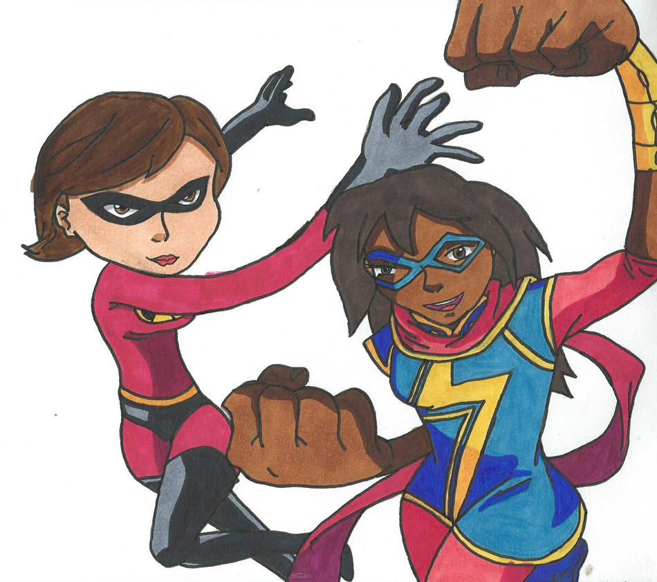 Ms. Marvel Vs Ms. Incredible by Bluexorcist93 on DeviantArt