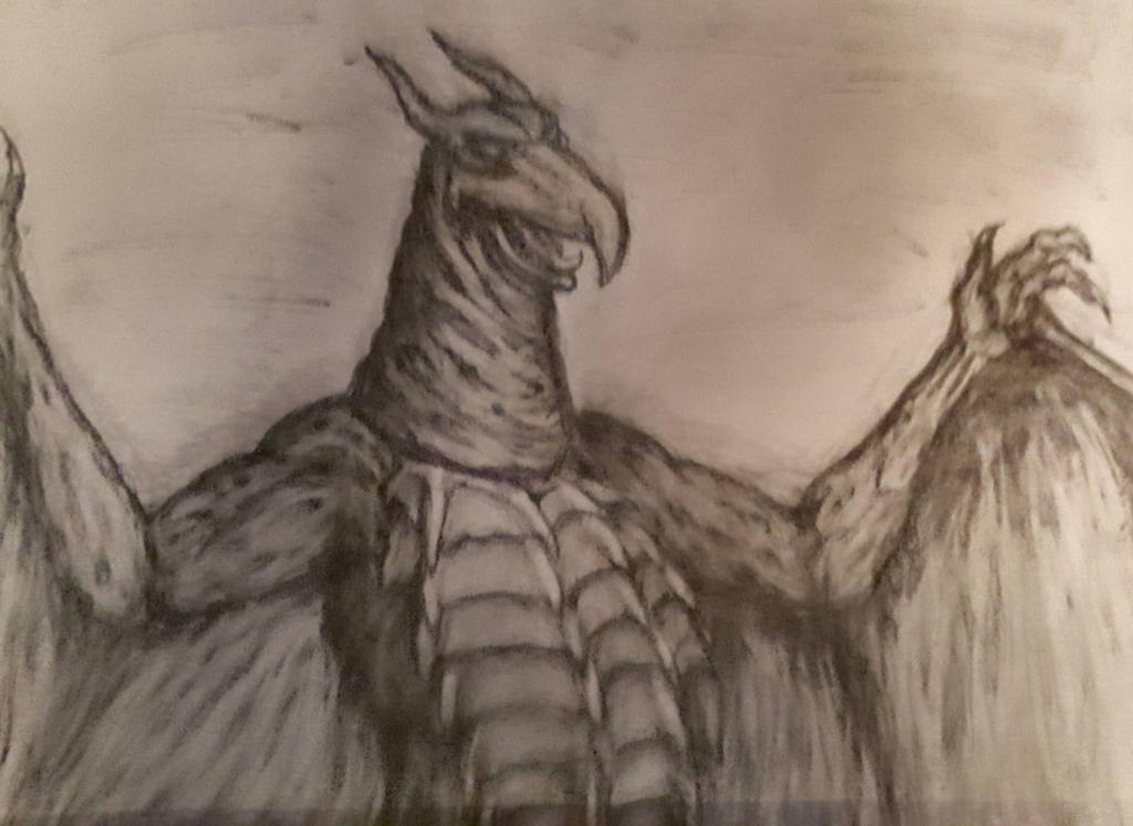 Rodan Drawimg Rodan practice doodle.. by Mister-WarBeast on DeviantArt