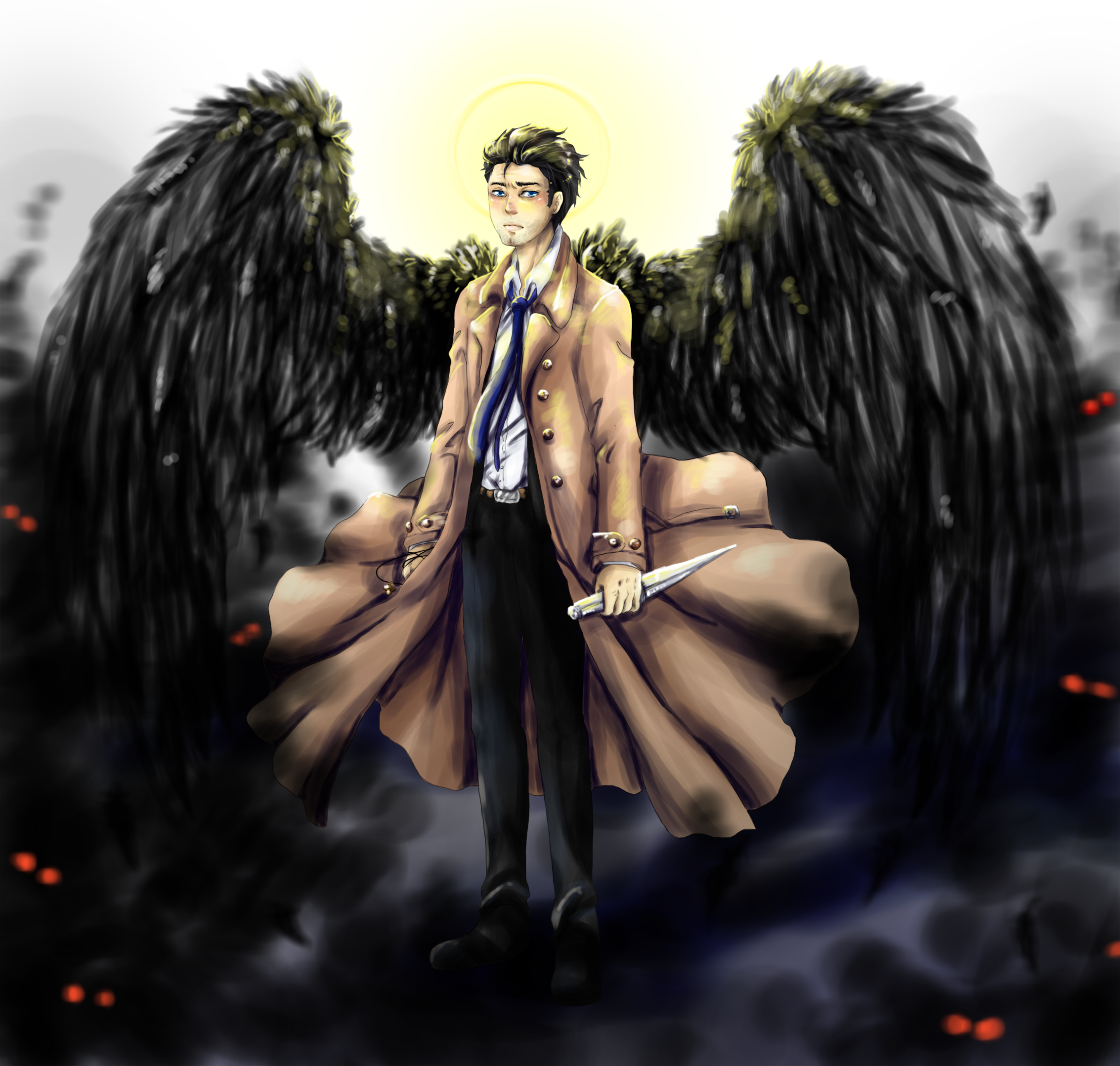 COMM: Castiel :Supernatural: by MMtheMayo on DeviantArt COMM: Castiel :Supernatural: by MMtheMayo on DeviantArt