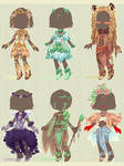 :Comm: outfits for Wintryabyss by MMtheMayo