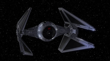 TIE Interceptor - Front Side View