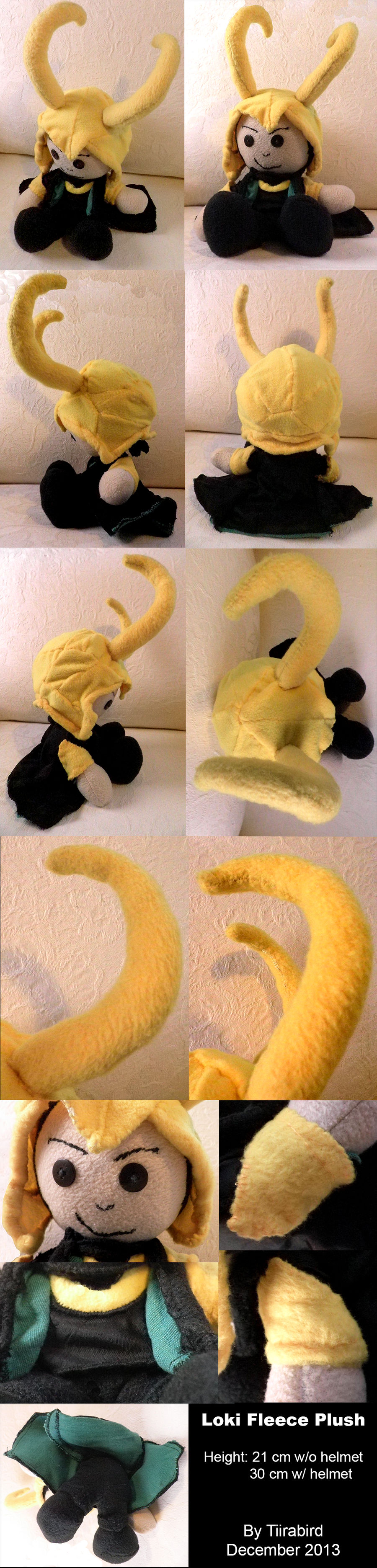 Loki Plush by Tiirabird on DeviantArt