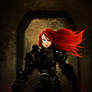 Flame Haired Black Knight