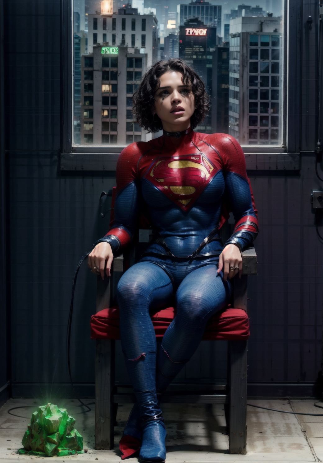 supergirl captured traped by kryptonite by wssssj on DeviantArt