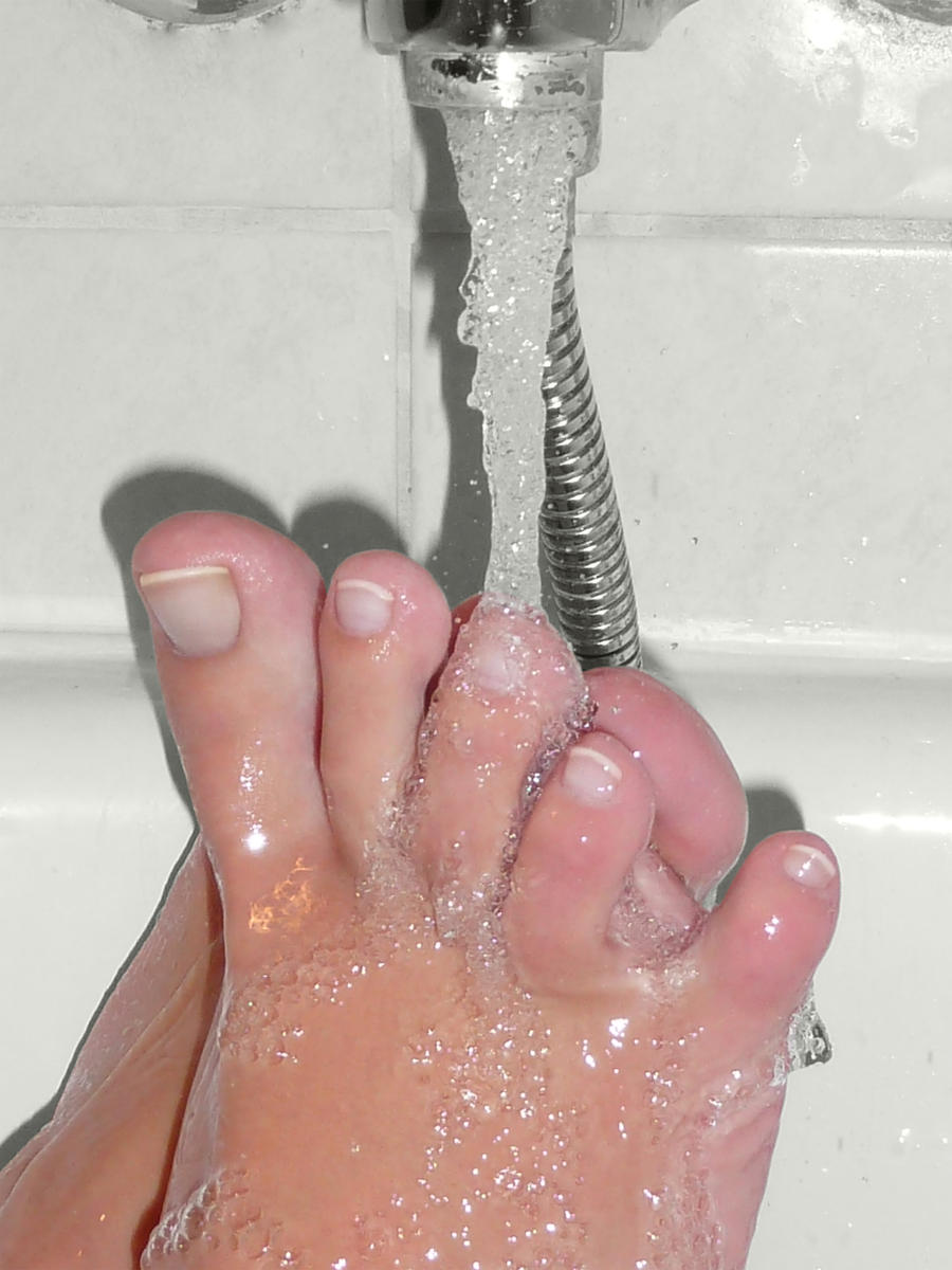 Feet and Water Fun