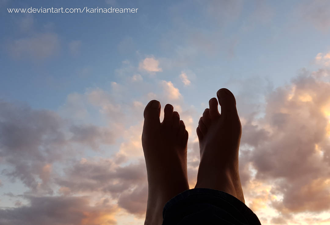 Feets Sunset Karinas Feet - Sunset with bare Feet by KarinaDreamer on DeviantArt