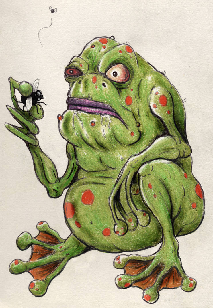 Toad Horror Evil Toad by ivoryartworks on DeviantArt
