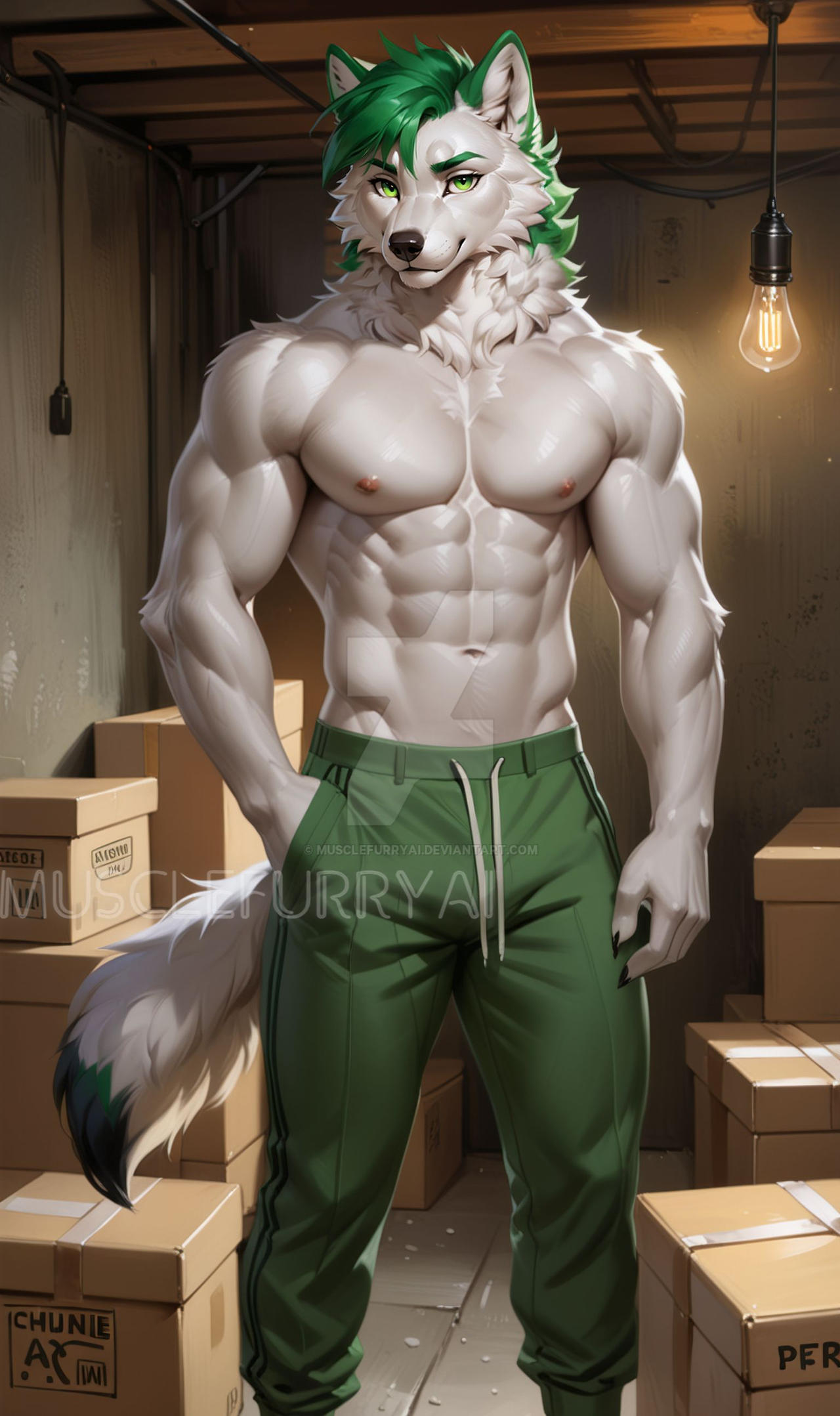 Animals. Muscle Deviantart Furry Muscle (Noah) by musclefurryai on DeviantArt