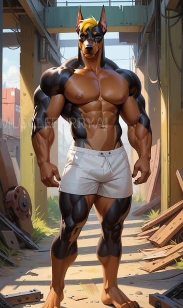 Animals. Muscle Deviantart Muscle Furry (Zayn) by musclefurryai on DeviantArt