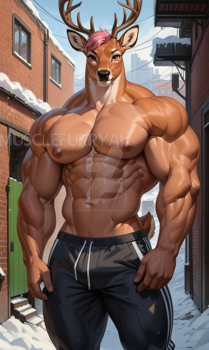 Animals. Muscle Deviantart Anthro Muscle (Chase) by MuscleFurryAI on DeviantArt