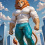 Splendid Lion Furry Muscle Shawn