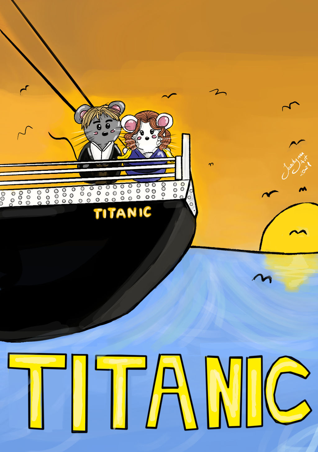 Titanic View Deviantart TITANIC by Hellocat22 on DeviantArt