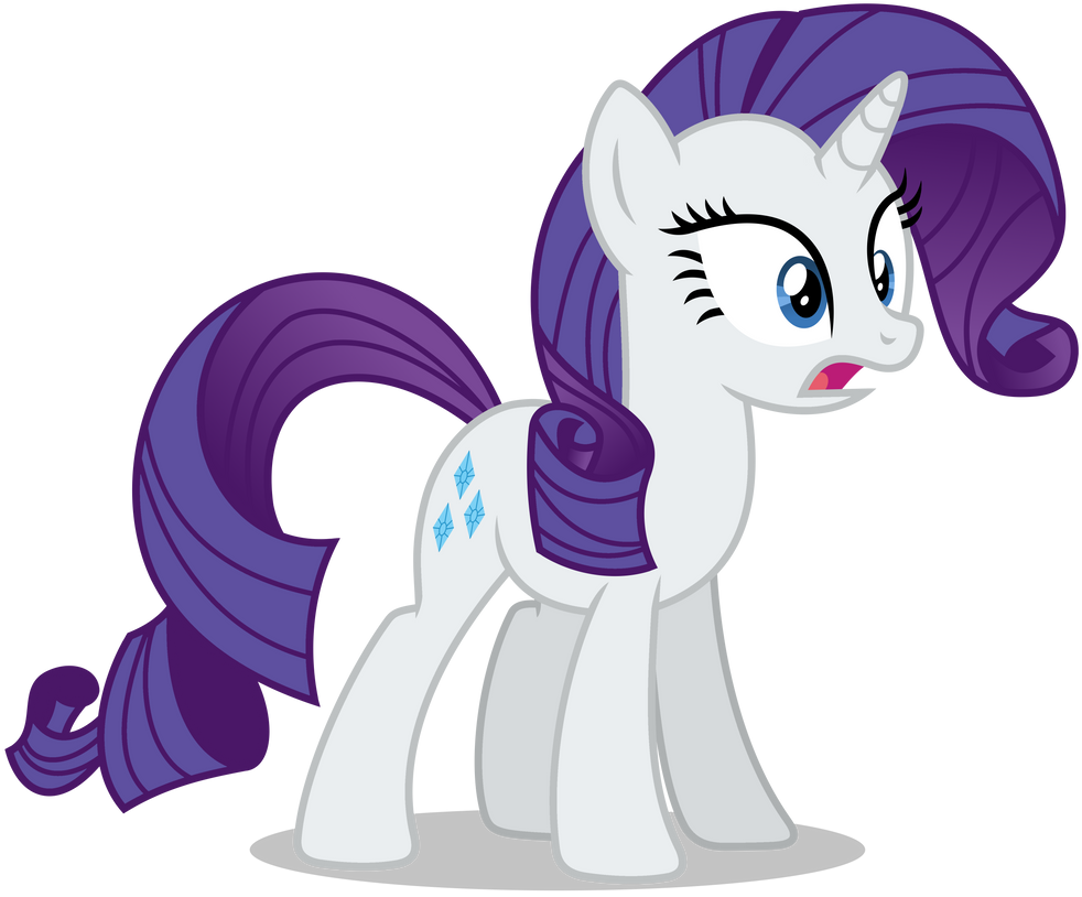 Rarity shocked by CreedyBoy124 on DeviantArt