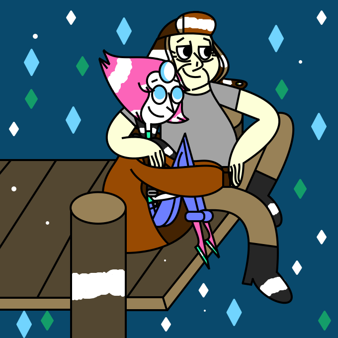 Pandy: Stargazing On The Dock.