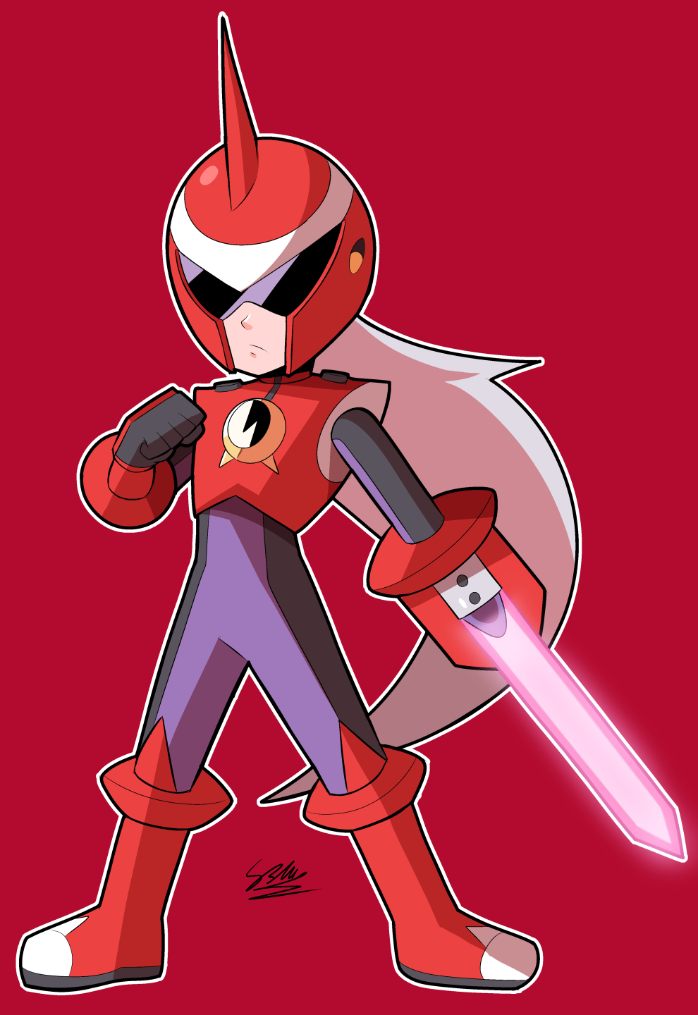 Capcom Minis - Protoman.EXE by StaticBlu on DeviantArt