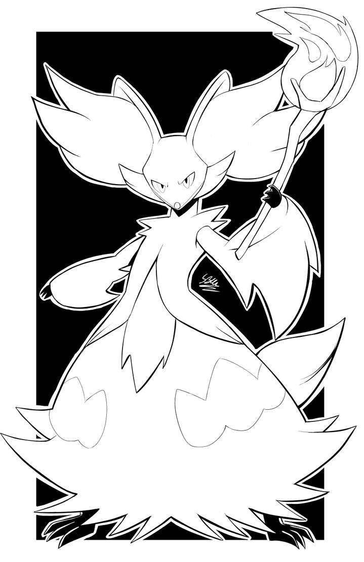 Delphox by StaticBlu on DeviantArt