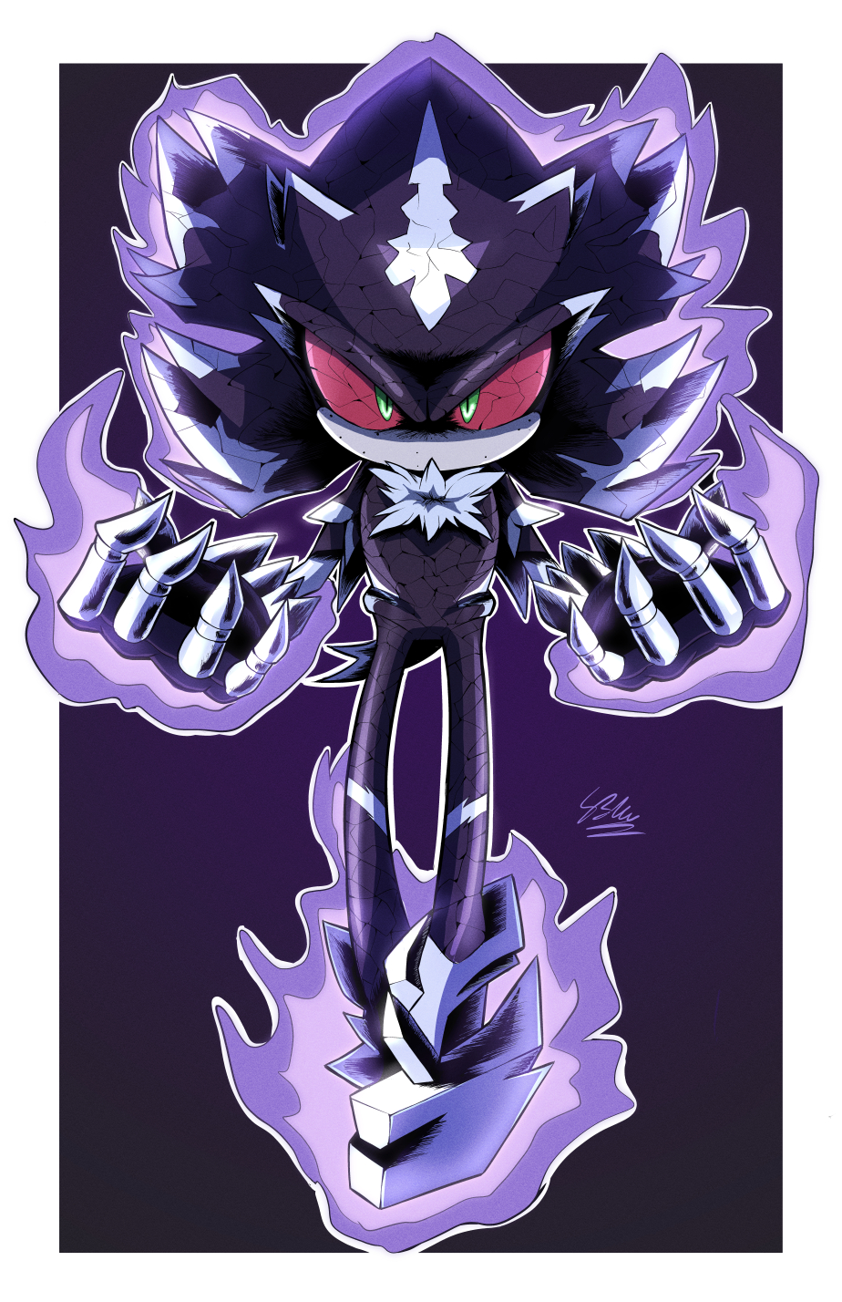 Mephiles As Rouge Mephiles Color by StaticBlu on DeviantArt