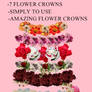 Flower Crowns Pack by Unicornsandpassion.