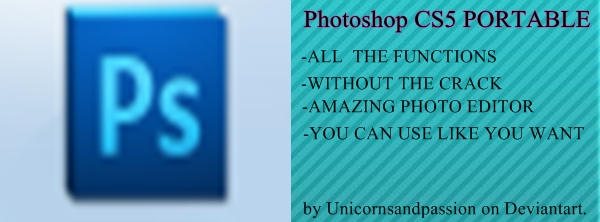 Photoshop CS5 Portable by Unicornsandpassion.