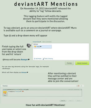 deviantART Mentions Tutorial