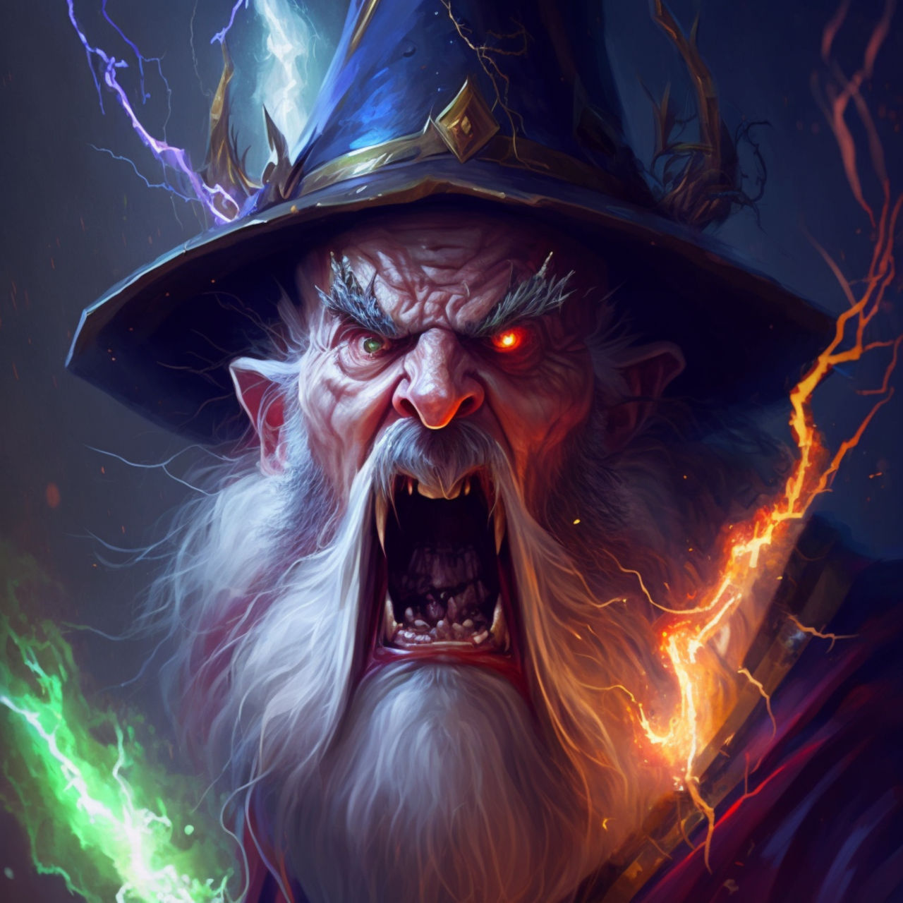 Wizard Avanger Angry Wizard by BeachBumPics on DeviantArt