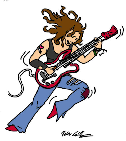 Deviantart Rocker Girl Rocker Girl by ThePlatypusGallery on DeviantArt