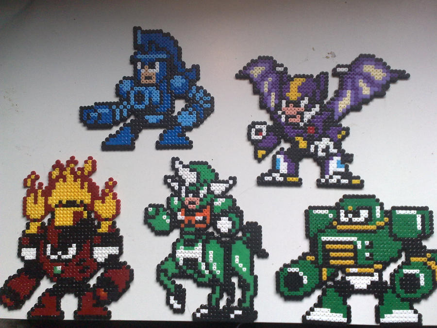 Perler Raboot Perler beads robot masters p1 by nick3529 on DeviantArt