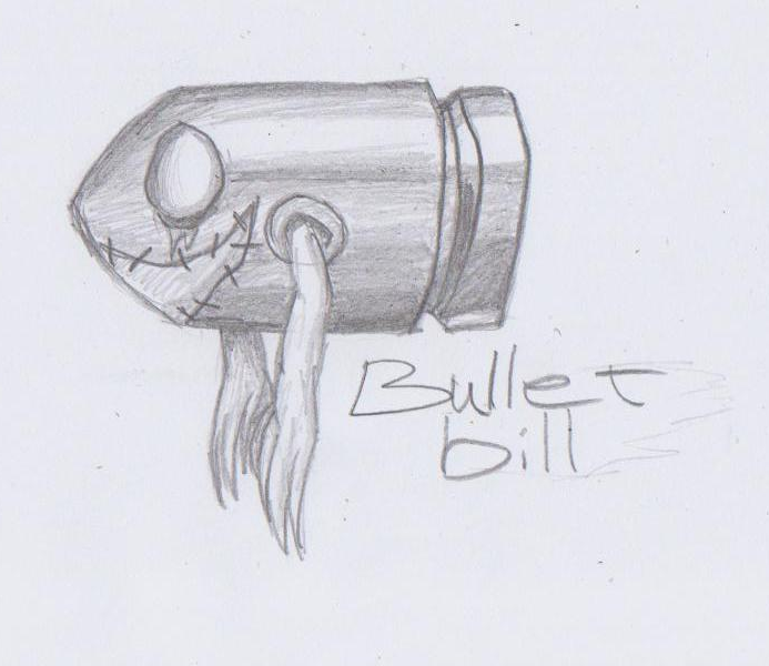 Mario Creepy Enemies #11: Bullet Bill