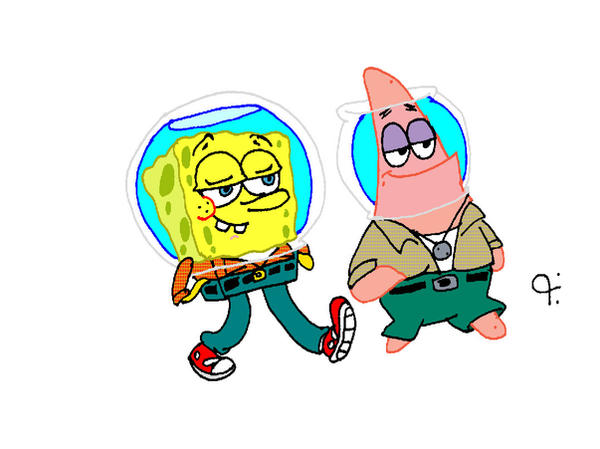 Spongebob and Patrick...uh.