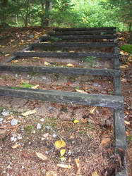 Wood stair