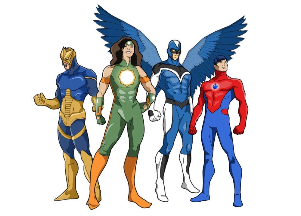 I am making my own superhero OC team by Zinxy09009 on DeviantArt