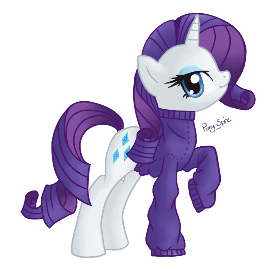 Deviantart Rarity Pony Rarity by Pony-Spiz on DeviantArt