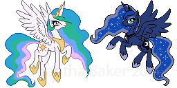 Luna Celestia Pixel WIP