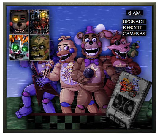 Pixilart - FNAF 6 Computer screen by IV477