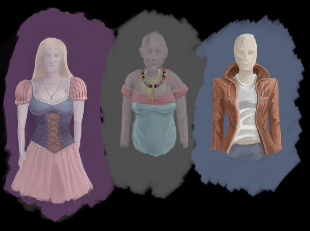 Clothes Study 4 : fantasy,african and sci-fi