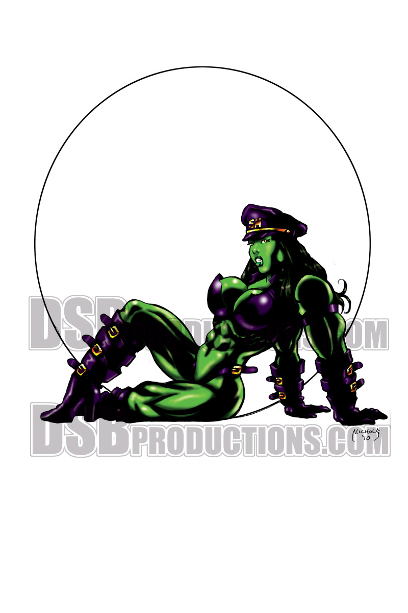 SHE-HULK LARGE AND IN CHARGE